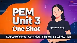 PEM Unit 3 One Shot: Developing Financial Plans & Business Plans