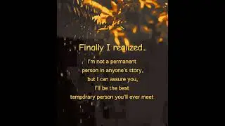 Finally I Realised... Drop 👍 comments #love #motivation #quotes #romance