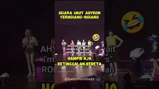 Suara imut Ahyeon saat ketinggalan on stage 🥰 #babymonster #baemon #monstiez #kpop #shorts #ahyeon