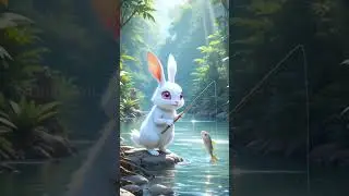 A Rabbit Save A Cat then cat Save the Rabbit #cuteanimals #cat #kitten #animalrescue #bunny #animals