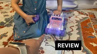 Unboxing & Playing with DEERC Pink RC Car for Girls 💖 | Mist Spray, Music, & LED Light SUV Toy