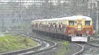 Mumbai's 85 year Old Love Mate Local Train (EMU) Captured on It's Very Last Journey At Dadar !!!!!!!