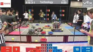 2019 VEX Worlds Tech R16 3, 1961x, 315z vs 8000b, 5776A