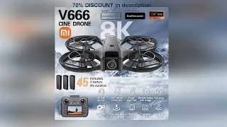 Why Everyone&rsquo;s Talking About This Product! Xiaomi V666 MINI Drone 4K Professional WIFI 5G Dron Obs