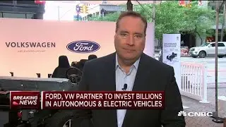 Ford and Volkswagen partner to develop autonomous vehicles