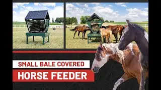 Farmco's Covered Hay Feeder - Keep Your Hay Dry and Your Horses Happy
