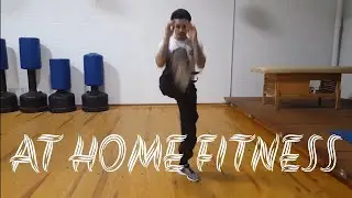 WOMENS AT HOME SQUAT KICK EXERCISE