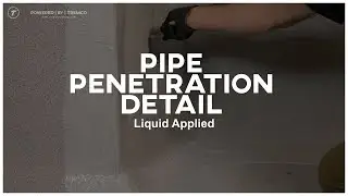 How to roofing - pipe penetration detail liquid applied