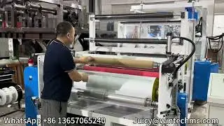 1 Meter Industrial Stretch Film Extrusion Line, Polyethylene Cast Film Machine,LLDPE+LDPE