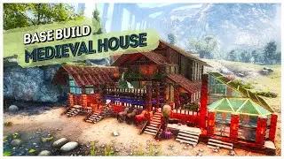 ✔️  Ark Survival Evolved - Base Build 💒 (초기 간단한 집 확장)Medieval House