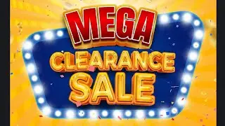 🎉 The MEGA CLEARANCE SALE of the year has begun! 🎉 Everything must go&mdash;huge discounts on everything!