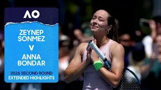 Zeynep Sonmez v Anna Bondar Extended Highlights | Australian Open 2026 Second Round