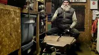 Bellows Test - Norse Iron Smelting Bellows