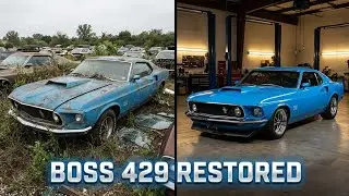 From Rust to Roar | 1969 Ford Mustang Boss 429 ASMR Restoration