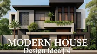 Modern Luxury Villa Design | Contemporary Home Elevation | 3D Exterior in 8K Realistic View #shorts 