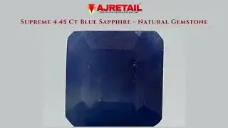 💎 Supreme 4.45 CT Blue Sapphire &ndash; Natural Gemstone #naturalgemstone