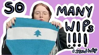 Cleaning My Yarn Room and WIP Previews