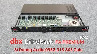 Dbx DriveRack PA PREMIUM /PA2 b&atilde;i xịn Ch&iacute;nh h&atilde;ng USA đẹp xuất sắc zin, Sĩ Dương 0983.313.303 