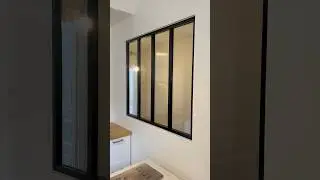 Pose d&rsquo;un verri&egrave;re Leroy Merlin sur un cloison en placo #renovation #paris