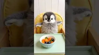 Cute baby penguin #adorable #pet #pets #creative #ai #new #funny #fun #cute #penguin #healing