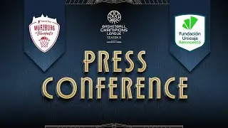 LIVE - Fitness First Wurzburg Baskets  v Unicaja - Press Conference | #BasketballCL 2025-26