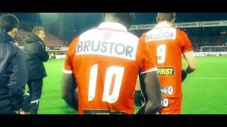 Feestvreugde na KV Kortrijk - Sporting Charleroi