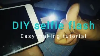 DIY selfie flash light without batteries!