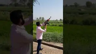 44 bore rifle firing by Ali raza
