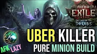 Just LAZY !!! Frost Mage Lich POE2 0.4 Pure AFK minion Build