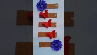 💐Beautiful flowers and Batterfly craft ideas 💡 #craft #new #papercrafts