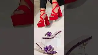 Red &hearts;️ V's Purple 💜 Heels, Ring, Earrings #red #purple #earrings