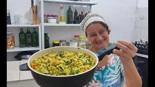 Refogado de lentilhas, proteina de soja e repolho, uma maneira de subtituir o carboidrato