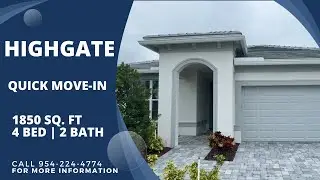Harbor Isle by DiVosta in Vero Beach, Florida | Quick Move-In Highgate Floorplan | New Construction
