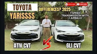 Yaris Gli cvt & Yaris Ativ cvt Comparison || Difference || Detailed Review