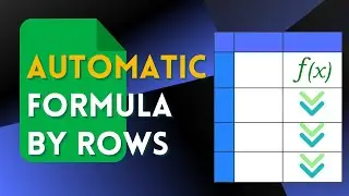 Automatic Formula By Rows