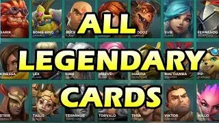 ALL 136 Level 5 Legendary Cards - Paladins OB64 PTS (ALL CHARACTERS)