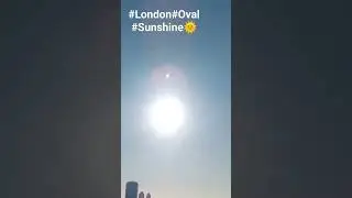 Sunshine in London Oval, #london #uk #oval #sun #sunshine