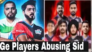 Ge Players Abusing Sid|Ge Players Poke Sid