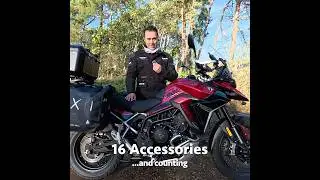 16 Accessories added to my Tiger 900 GT Pro 🔥💯 #triumphtiger900 #tiger900gtpro