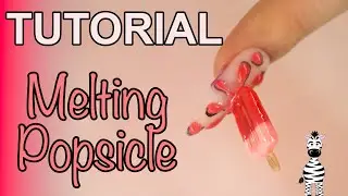3D Melting Popsicle Acrylic Nail Art Tutorial