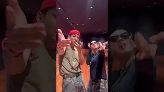 Taehyung's new dance challenge with Leejung lee 🔥✨#shorts #kimtaehyung #v #bts