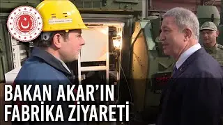 Bakan Akar Kayseri’deki 2’nci Ana Bakım Fabrikası’nda İnceleme ve Denetlemelerde Bulundu