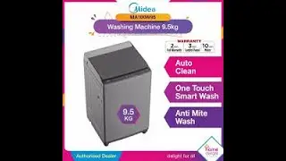 Midea MA100W95 9.5kg Top Load Fully Auto Washing Machine.