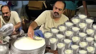 Jeda Lassi Wala in Lahore | Best Lassi Making Recipe, Street Food Timing & Location 2025