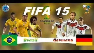 Brazil Vs Germany: Fifa 15 Xbox One EPIC MATCH