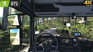 ETS2 1.47 Real life Graphics Mod in 4K PC Gameplay
