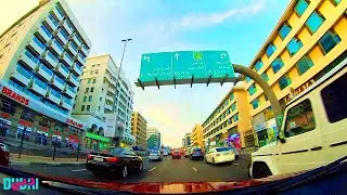 DUBAI RUSH HOUR AFTERNOON TRAFFIC 4K