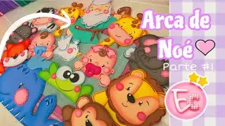 ARCA DE NOÉ EN FOAMY // PARTE 1 #manualidades #diy #babyshower #arcadenoe 