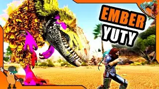 HOW TO TAME EMBER YUTY | Ark Crystal Isles Additional Dinos Mod