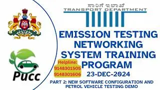 ETC Networking System Training Program Software Configuration And Petrol Vehicle Testing